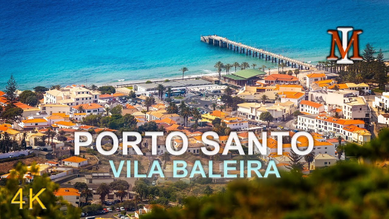Porto Santo 4K - Walking Tour of Vila Baleira, Madeira’s Golden Island 🌟