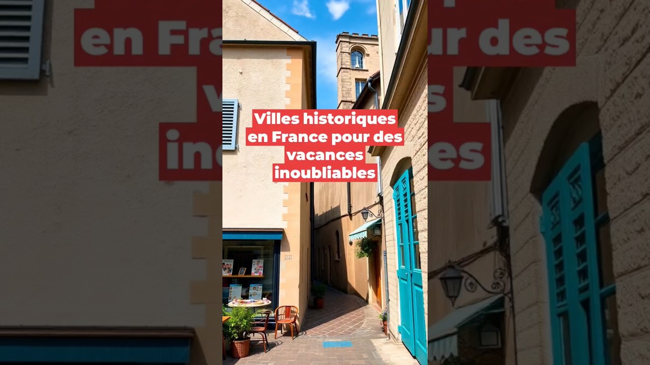 Quelles sont les villes historiques en France où partir en vacances ? partie 1