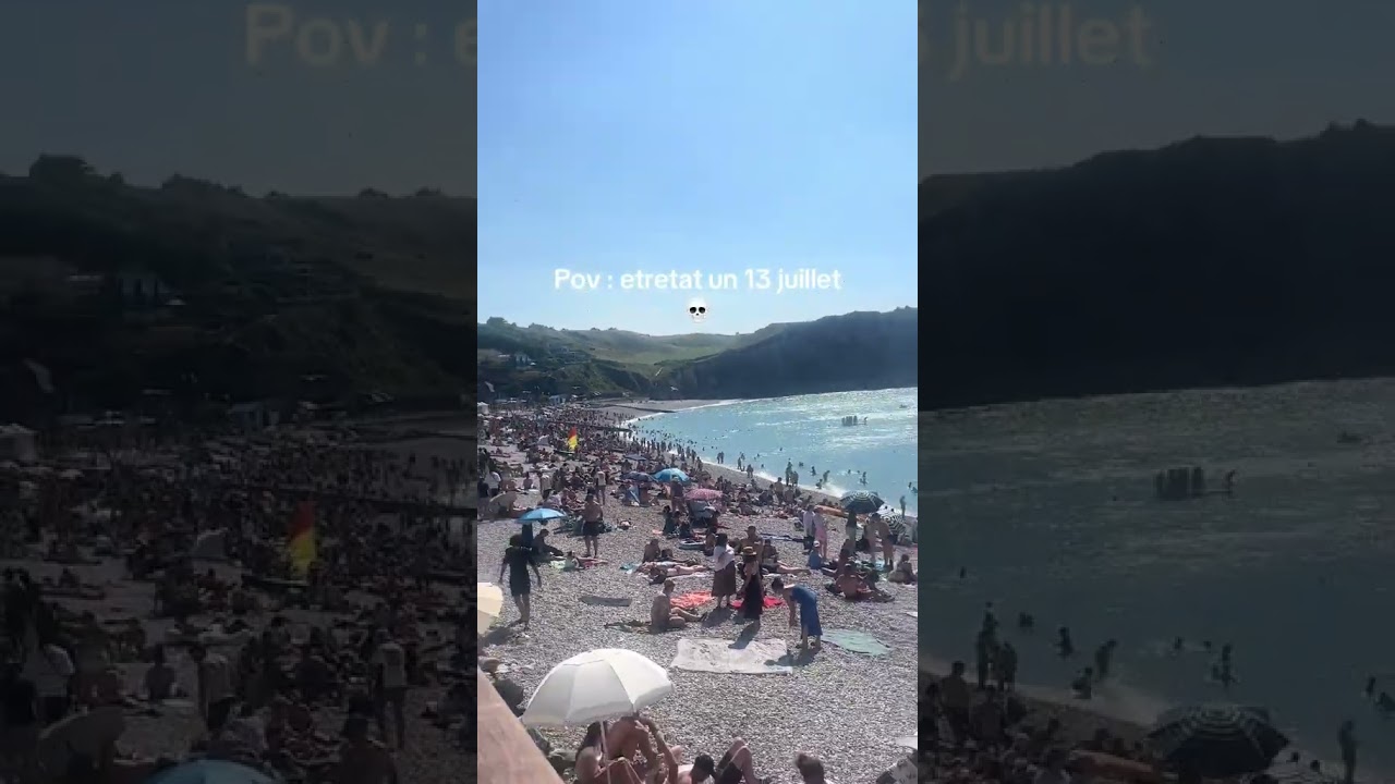 Etretat est blindé cet été pendant que la Côte d’Azur est vide