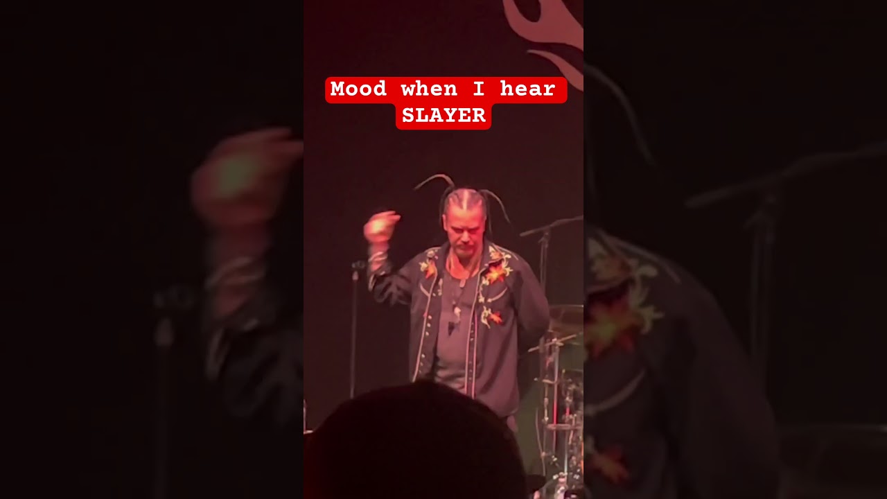 Mike Patton loves SLAYER #slayerband #slayer #mikepatton #mrbungle #slayercover