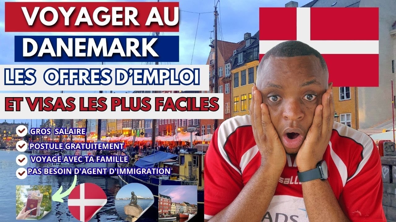 VOYAGER AU #danemark  : LES #visaschengen  LES PLUS FACILES ET LES #offrespéciale  D’EMPLOI