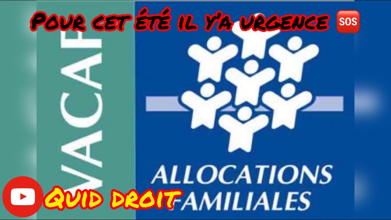 😱Le dispositif VACAF pour partir en vacances,à prix plus de raisonnable pour les allocataires CAF⚠️