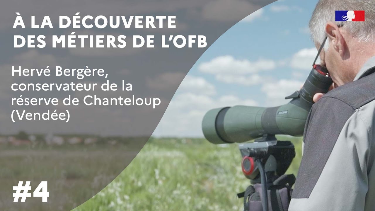 À la découverte des métiers de l'OFB : Hervé Bergère, conservateur de la réserve de Chanteloup