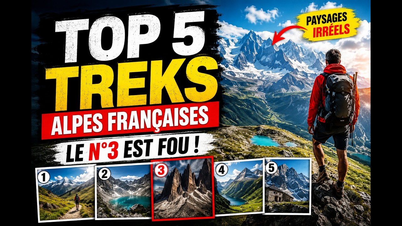 Ces 5 treks dans les Alpes françaises sont parmi les plus spectaculaires du monde (le n°3 est fou!!)