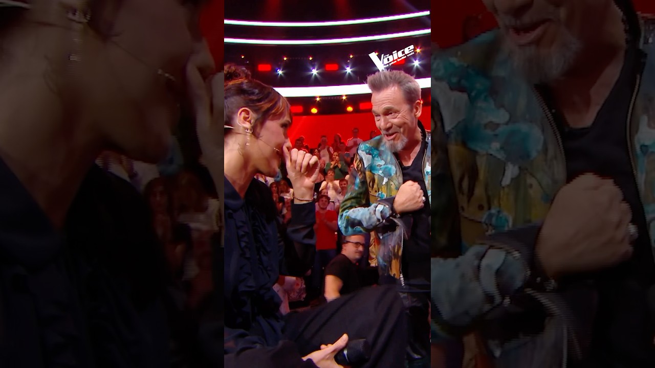 Un duo improvisé et très émouvant entre Florent Pagny et Zaz 🥹 #TheVoice