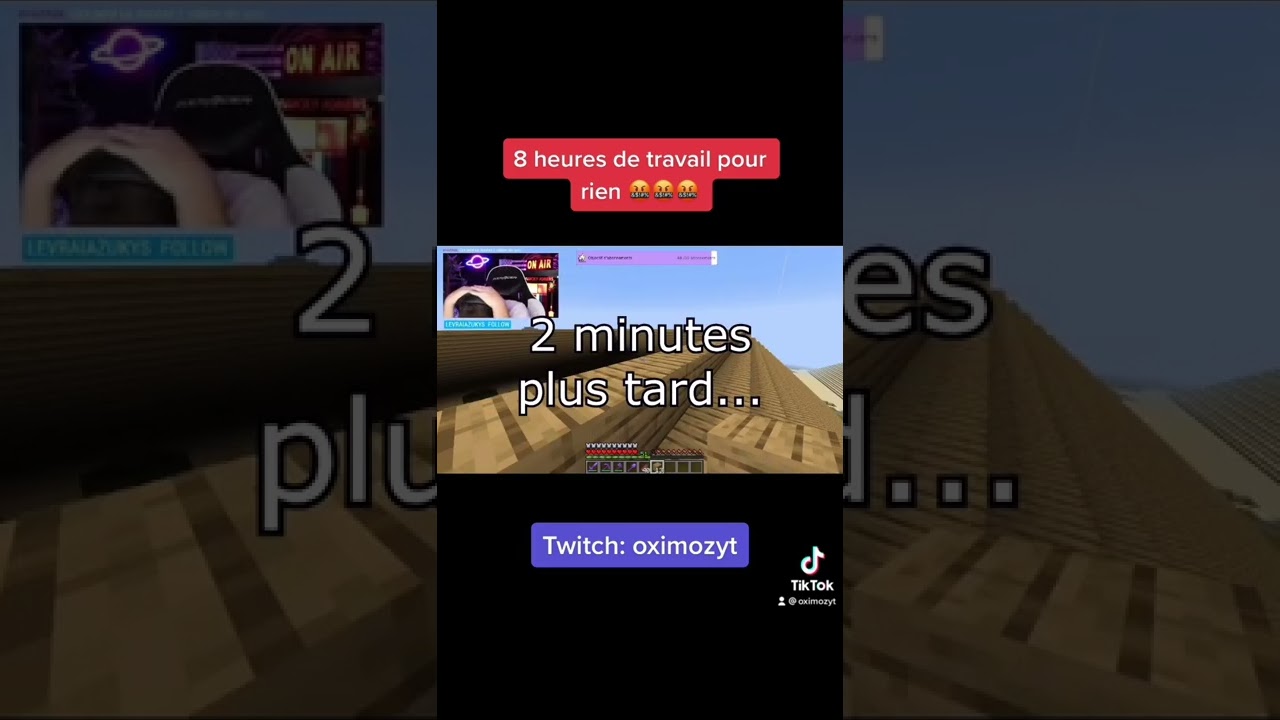 J’ai perdu 8 heures de ma vie pour cette construction minecraft ratée 😭 #minecraft shorts