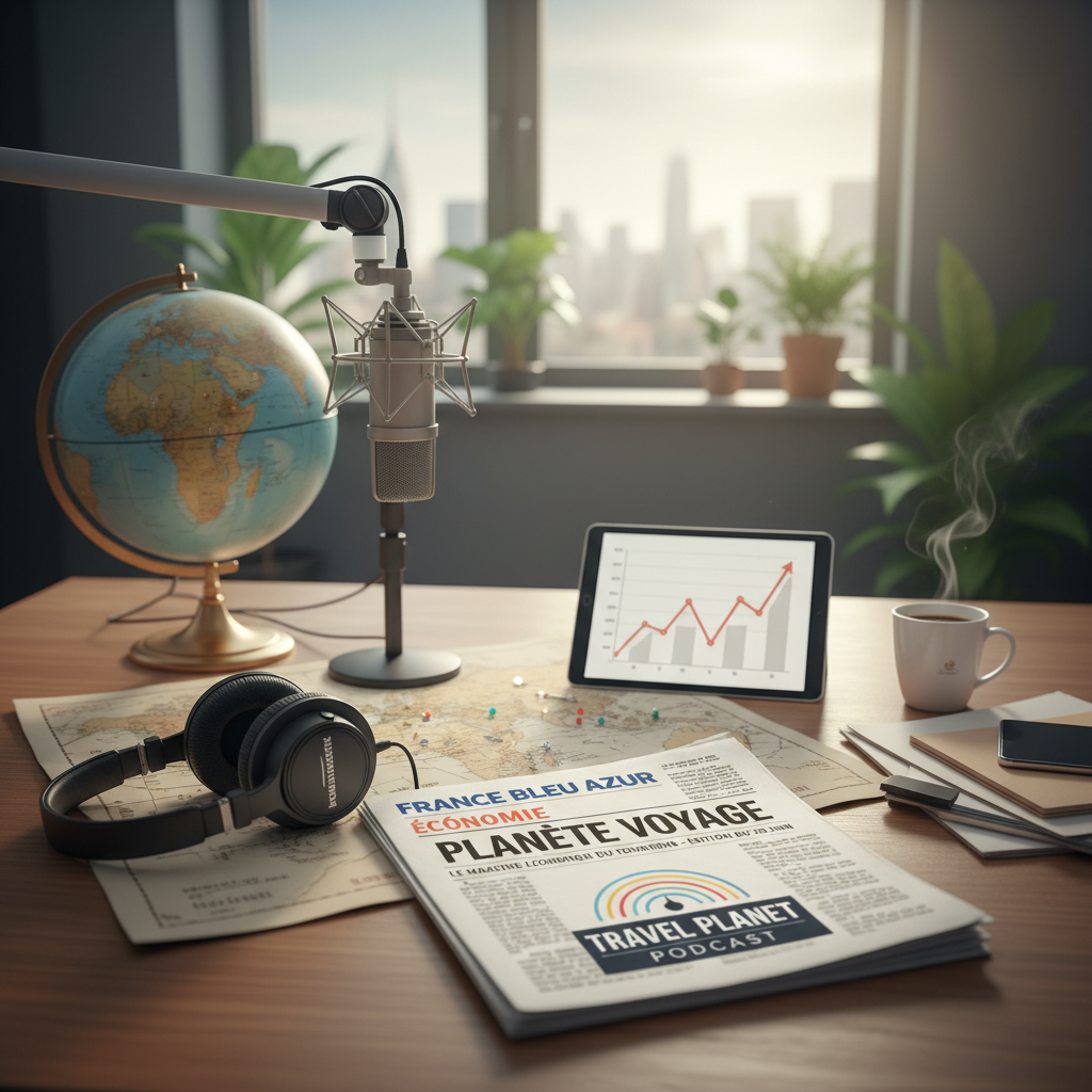 découvrez l'interview exclusive de travel planet dans la nouvelle éco du 20 juin sur france bleu azur, un podcast à ne pas manquer pour les passionnés de voyage et d'économie.