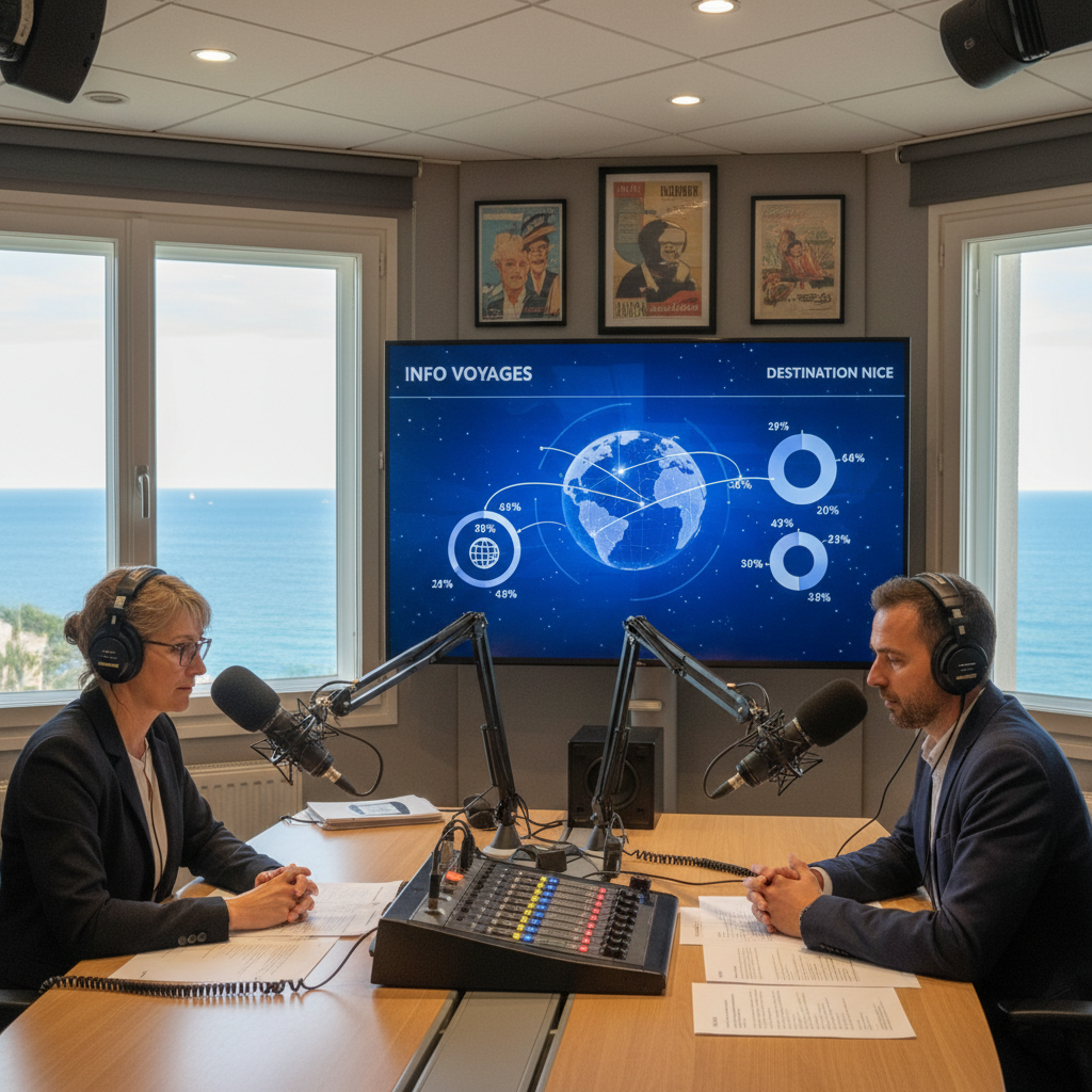 écoutez le podcast travel planet mis à l'honneur dans la nouvelle éco du 20 juin sur france bleu azur, pour découvrir les tendances du voyage et de l'économie locale.