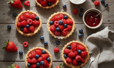 découvrez une recette facile et rapide de tartelettes aux fruits rouges, parfaite pour régaler vos proches en 2025 avec des saveurs fraîches et gourmandes.