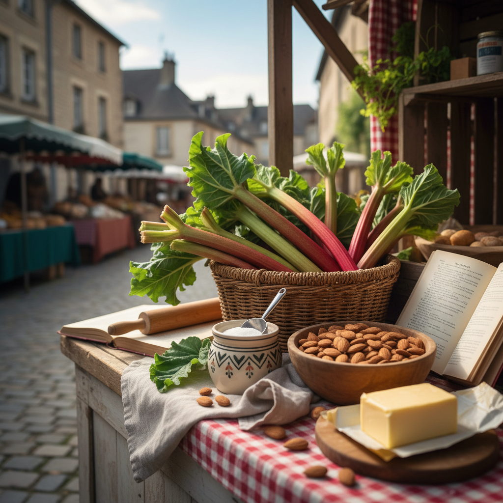 découvrez notre recette facile pour réussir une tarte amande rhubarbe moelleuse et acidulée, avec des astuces simples pour un dessert parfait à chaque fois.