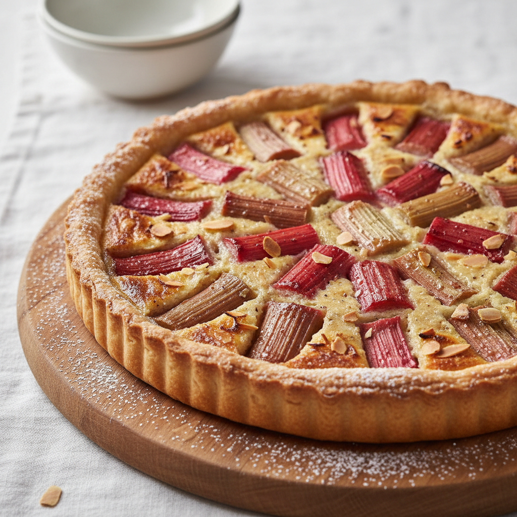 découvrez comment réussir une tarte amande rhubarbe moelleuse et acidulée grâce à nos astuces simples et une recette facile à suivre. parfaite pour un dessert gourmand et frais!