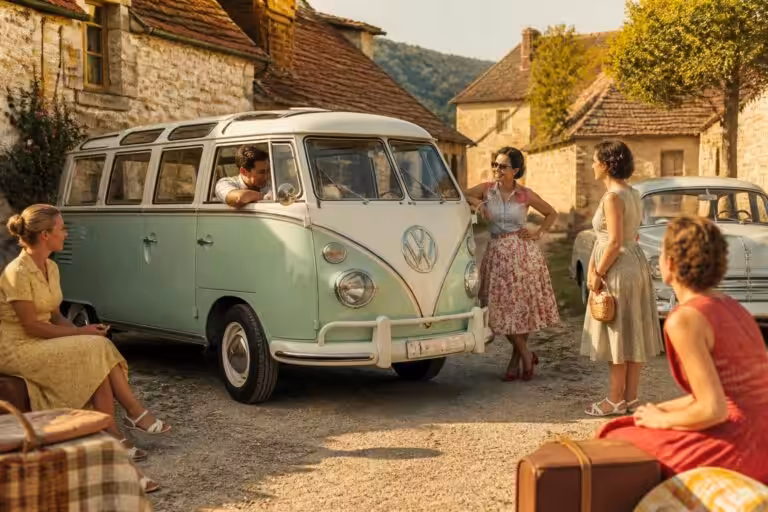 découvrez le retour en 1950 avec volkswagen et le lancement du combi, une icône intemporelle qui a conquis le monde entier. plongez dans l'histoire de ce véhicule mythique de l'automobile.