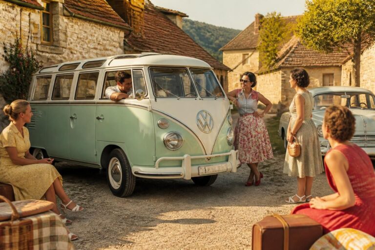 découvrez le retour en 1950 avec volkswagen et le lancement du combi, une icône intemporelle qui a conquis le monde entier. plongez dans l'histoire de ce véhicule mythique de l'automobile.
