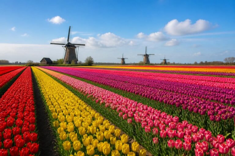 découvrez les meilleurs endroits et périodes pour admirer les magnifiques champs de tulipes en fleurs aux pays-bas, une expérience incontournable pour les amoureux de la nature et de la photographie.
