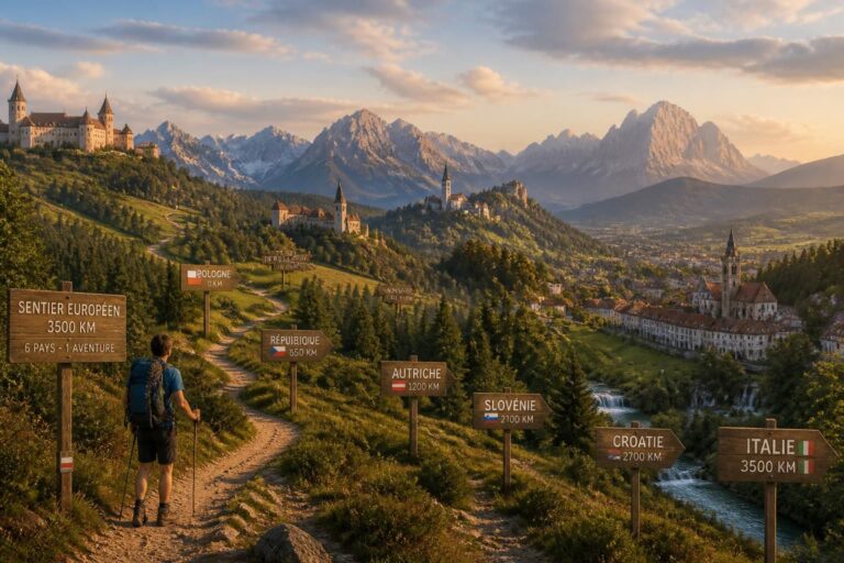 découvrez un sentier européen ambitieux de 3 500 km qui relie la pologne à l’italie en traversant six pays, offrant une aventure unique à travers paysages variés et cultures riches.