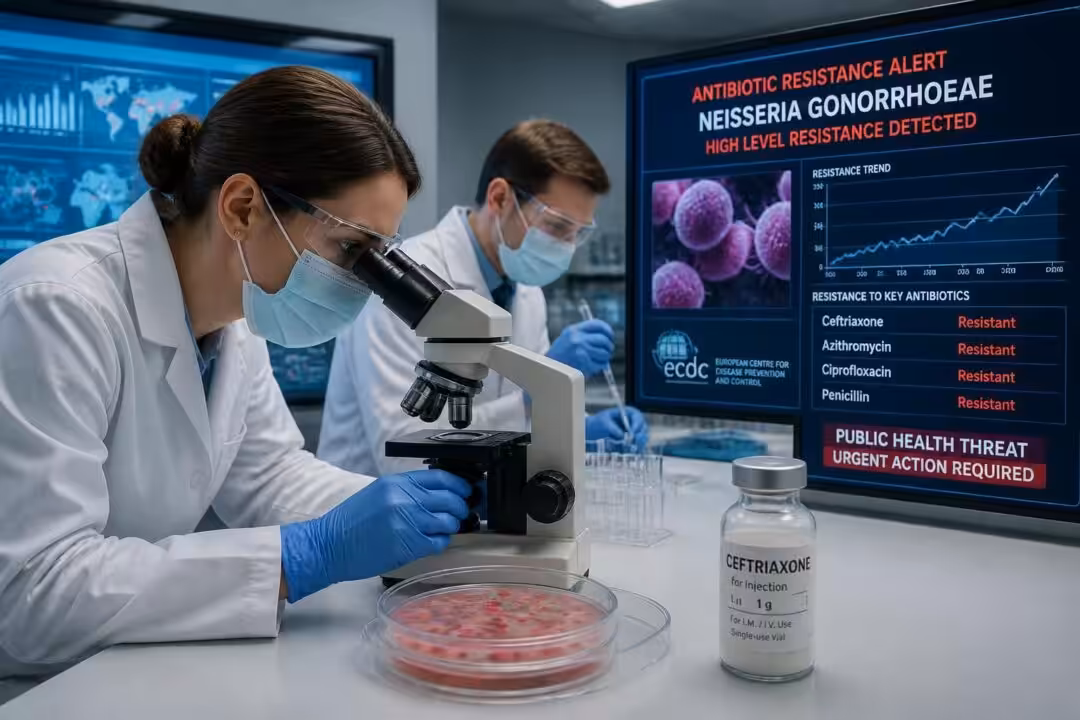 face à la montée inquiétante de la gonorrhée résistante aux antibiotiques, l'agence européenne de santé tire la sonnette d'alarme pour une urgence sanitaire majeure.