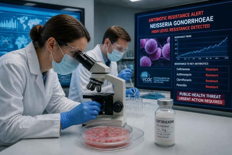 face à la montée inquiétante de la gonorrhée résistante aux antibiotiques, l'agence européenne de santé tire la sonnette d'alarme pour une urgence sanitaire majeure.
